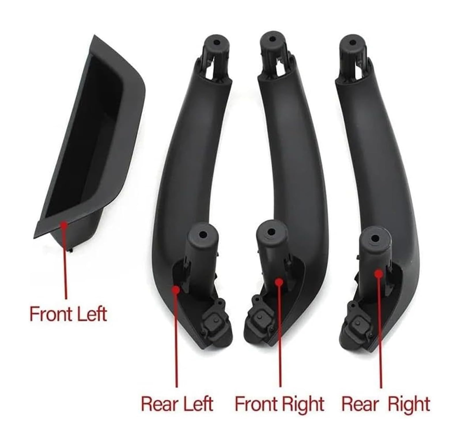 Set maniglie Per X3 F25 Per X4 F26 2011-2017 51417250307 51419209216 Maniglia Per Portiera Interna Sinistra Destra 4 Pezzi