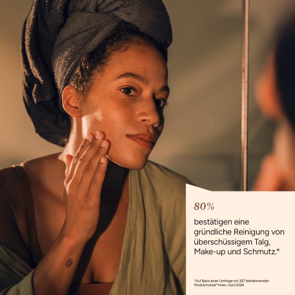 JUNGLÜCK Set Poren verfeinern | Reinigungsgel 100ml + Niacinamid Serum 30ml + Hyaluron Creme Leicht 50ml – mit 10% Niacinamid & Hyaluron