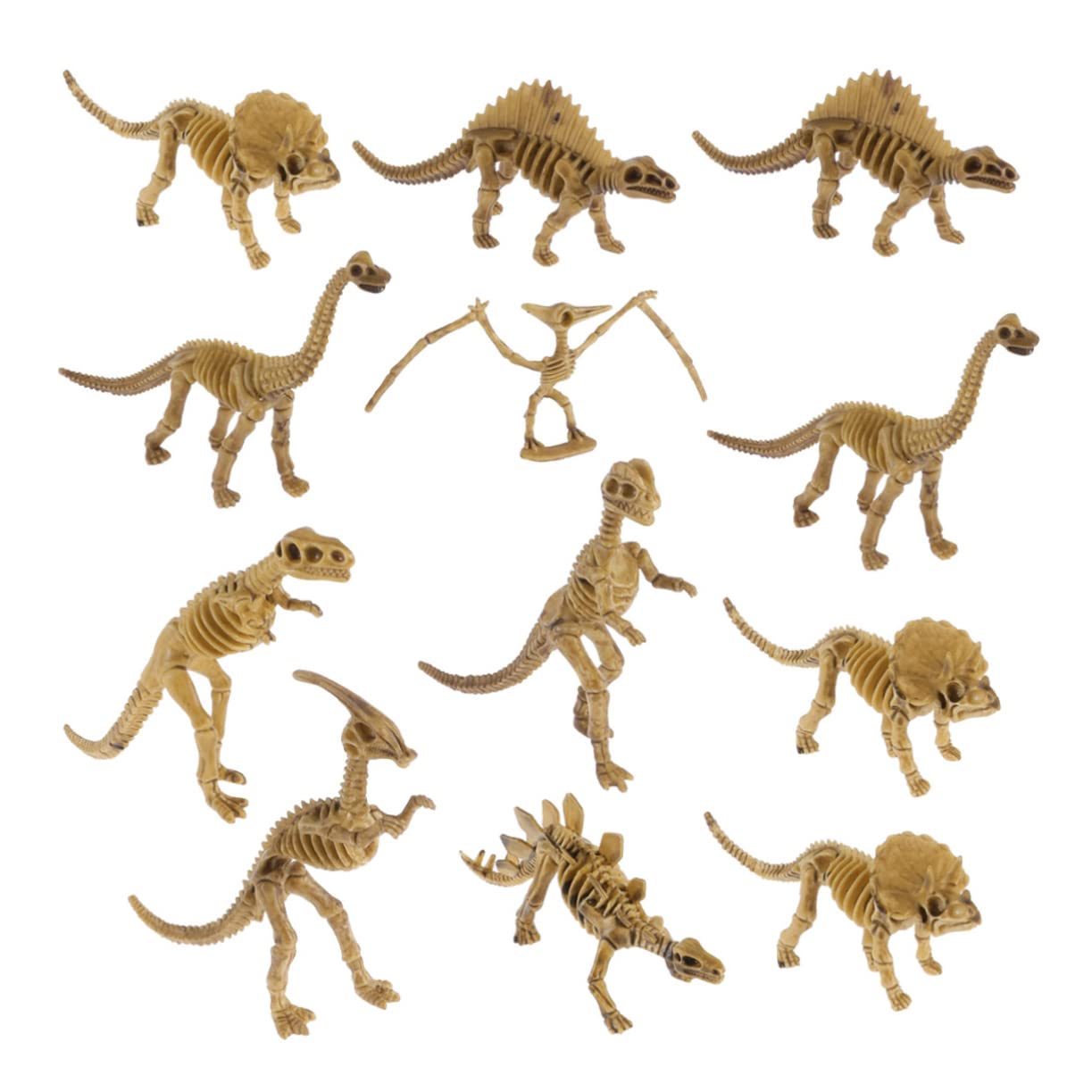Abaodam 36 Pz scheletro di dinosauro di simulazione giocattolo dinosauro per bambini giocattoli fossili di scheletro fossile di giocattoli per bambini