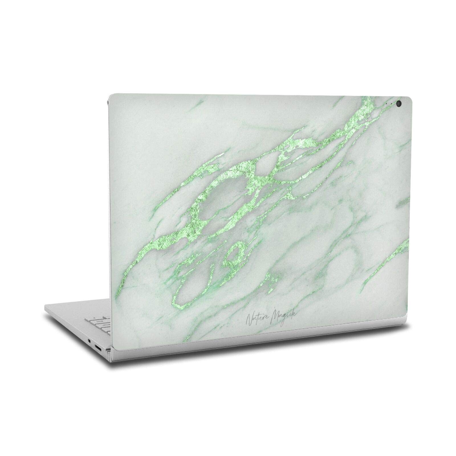 Autocollant vinyle marbre vert pour Microsoft Surface Book 2