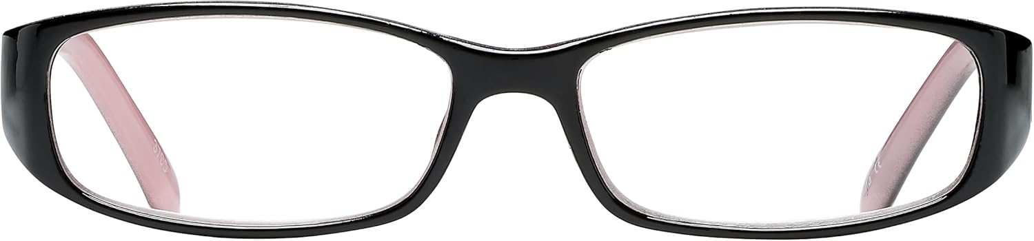 SAV Eyewear Women's Victoria Klein Crystals 9092 Pink Rectangular Reading Glasses, 27 mm + 1.5 Pink 1.5 x image 2 of 6 B0781YVSPW