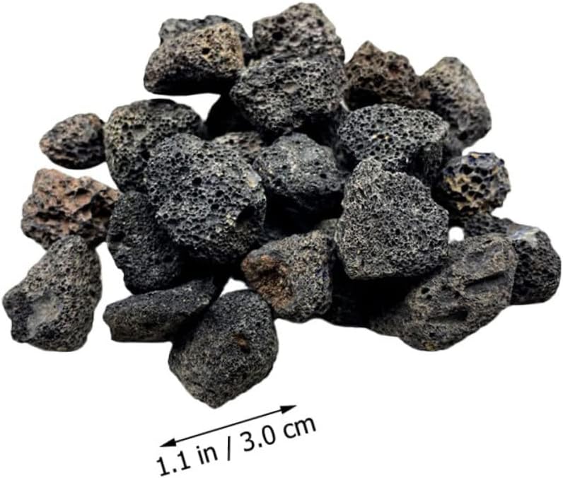 Zerodeko 1Bag Natural Volcanic Stones for Fish Tank Decoration and Aquarium Rocks Safe for Fresh Salt Water for Aquariums Vases and Planters