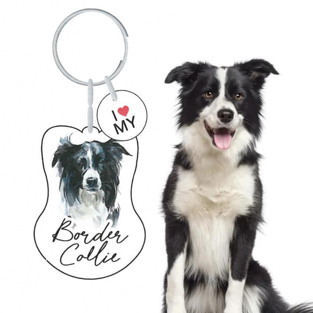 Splosh Unisex Multicolor Pet Keyring Dog Breeds Personalised Keyring. Dog Key Ring Personalised Gifts. Customised Gifts Dog Key Chain. Key Rings For Dog Lovers. Dog Accessories, Dog Key Tags,