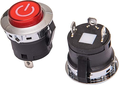 Una llave inicia el botón del interruptor de encendido, accesorio del interruptor de arranque, para niños, automóvil eléctrico, piezas de repuesto