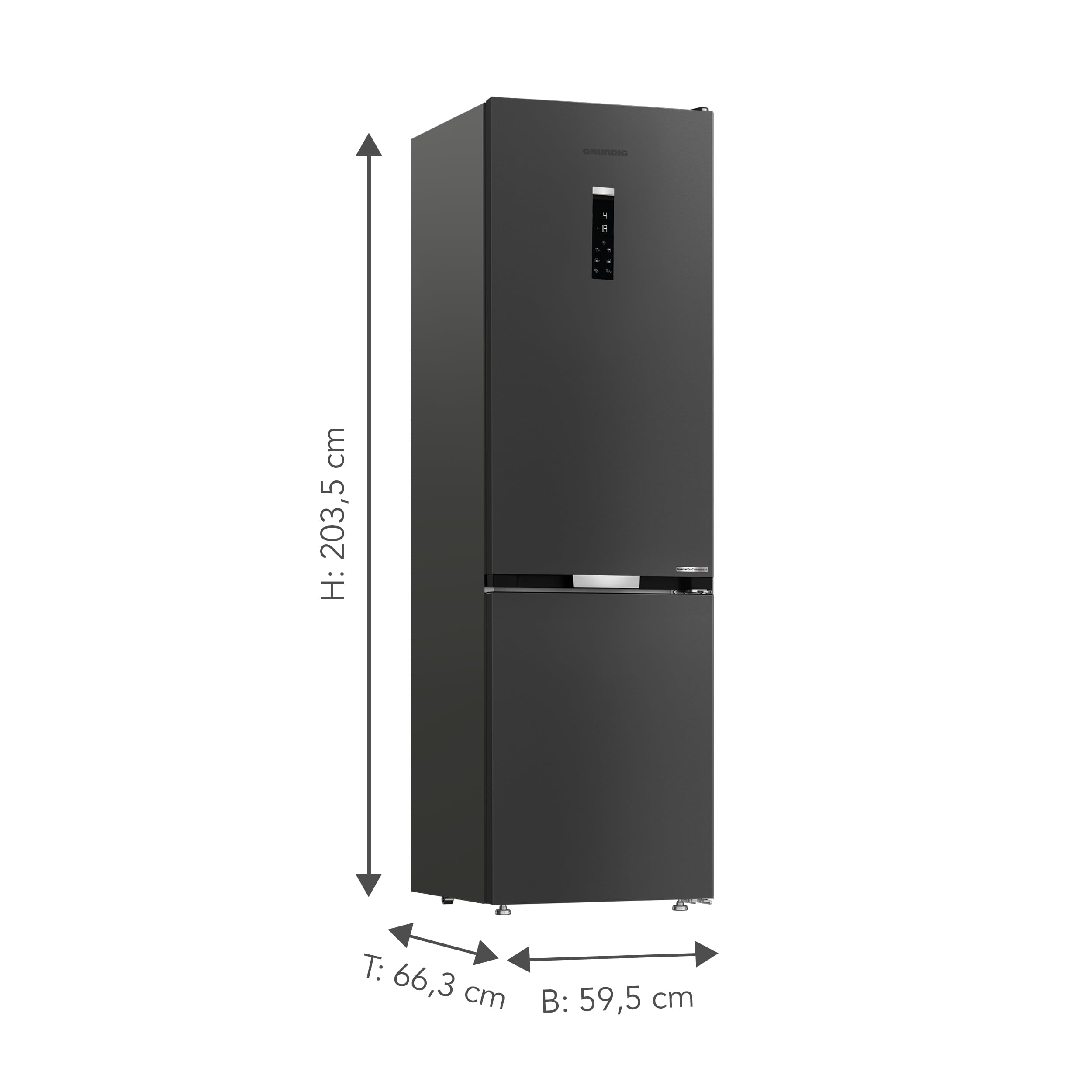 Combi WashDry 200x60cm Class C Total NF Dark Steel Wi-Fi - Dettaglio