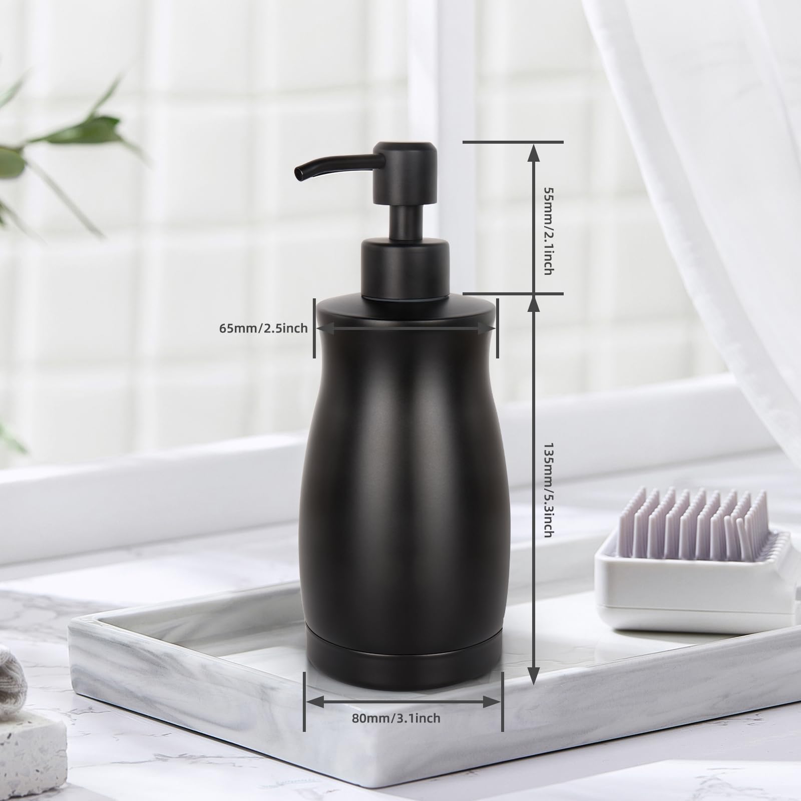 Amazon.com: Emarful 304 Stainless Steel Soap Dispenser Modern Rust