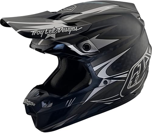 Troy Lee Designs SE5 Carbon Omega Black Flo Yellow Casco