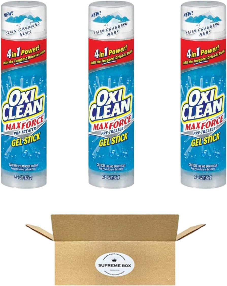 Oxiclean Stick Stain Remover, 6.2 oz per each Pack of 3