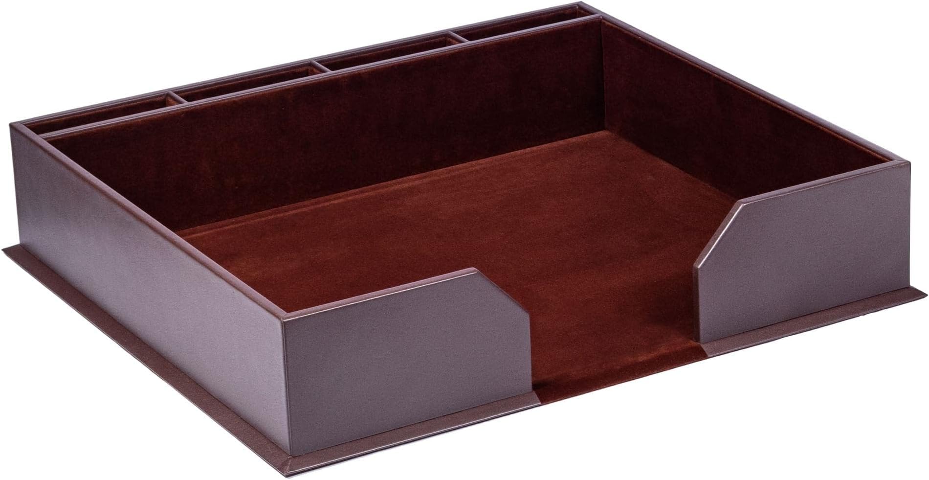 Dacasso Leather Conference Pad Holder, Chocolate Brown (A3480)