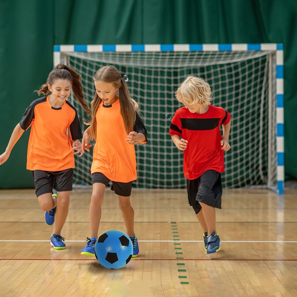 ZOPPER Fun Sport Foam Football 12cm - Blue Soft Sponge Foam Soccer Ball, Indoor Outdoor Foam Ball Great Fun & Suitable For All Ages - Image 4