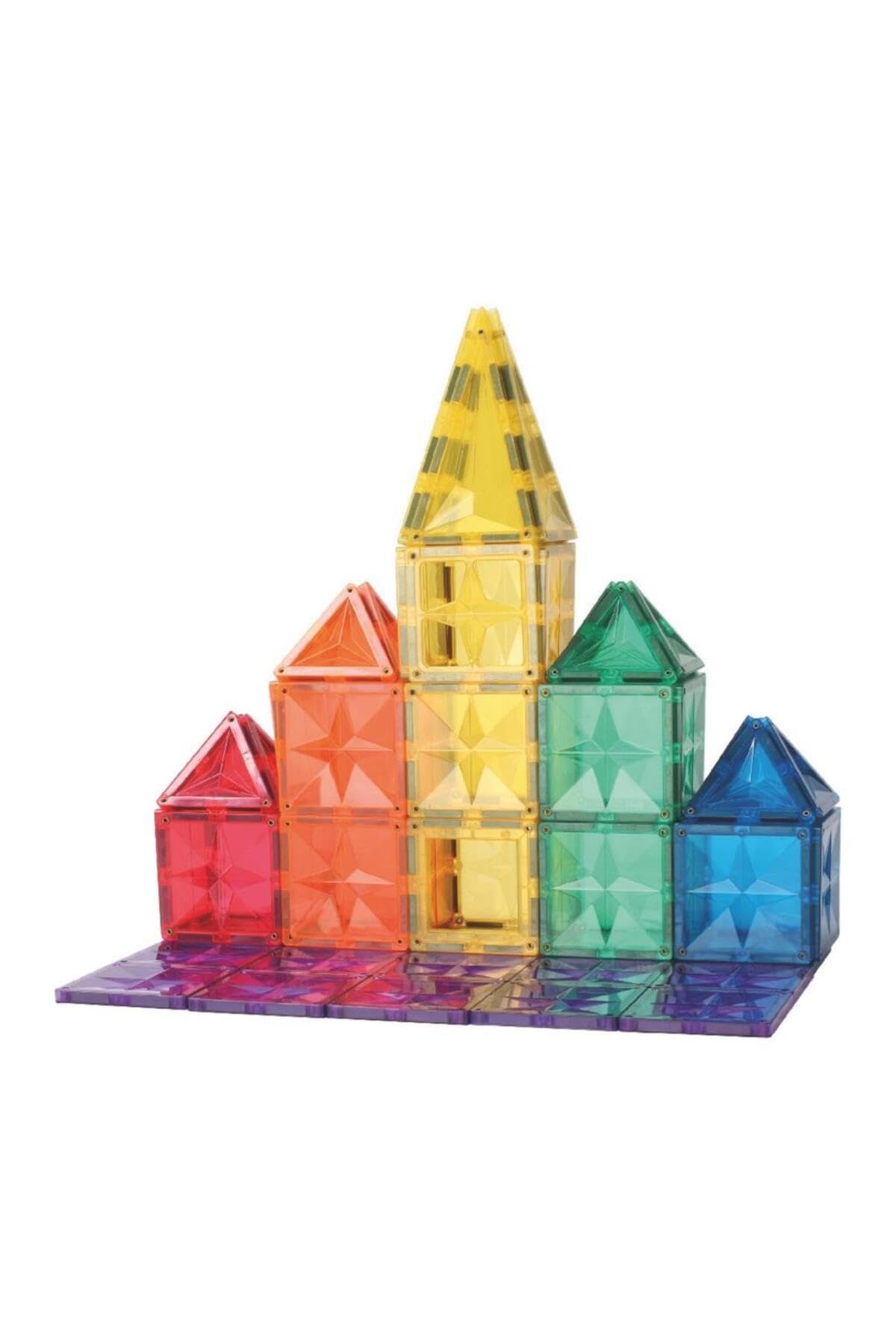 Erfindungs-Bausatz in Knallfarben 110 Teile, langlebiges Magnetspielzeug, Robustes Lernspielzeug, erweiterbare Sets, für Kinder ab 3 Jahren