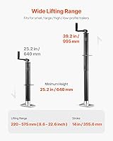 Vista 5 de VEVOR Gato de Remolque A-Frame de 2000 Libras, 13-3/4 Pulgadas de Viaje Vertical, Soporte de Gato de Remolque con Asa para Caballos