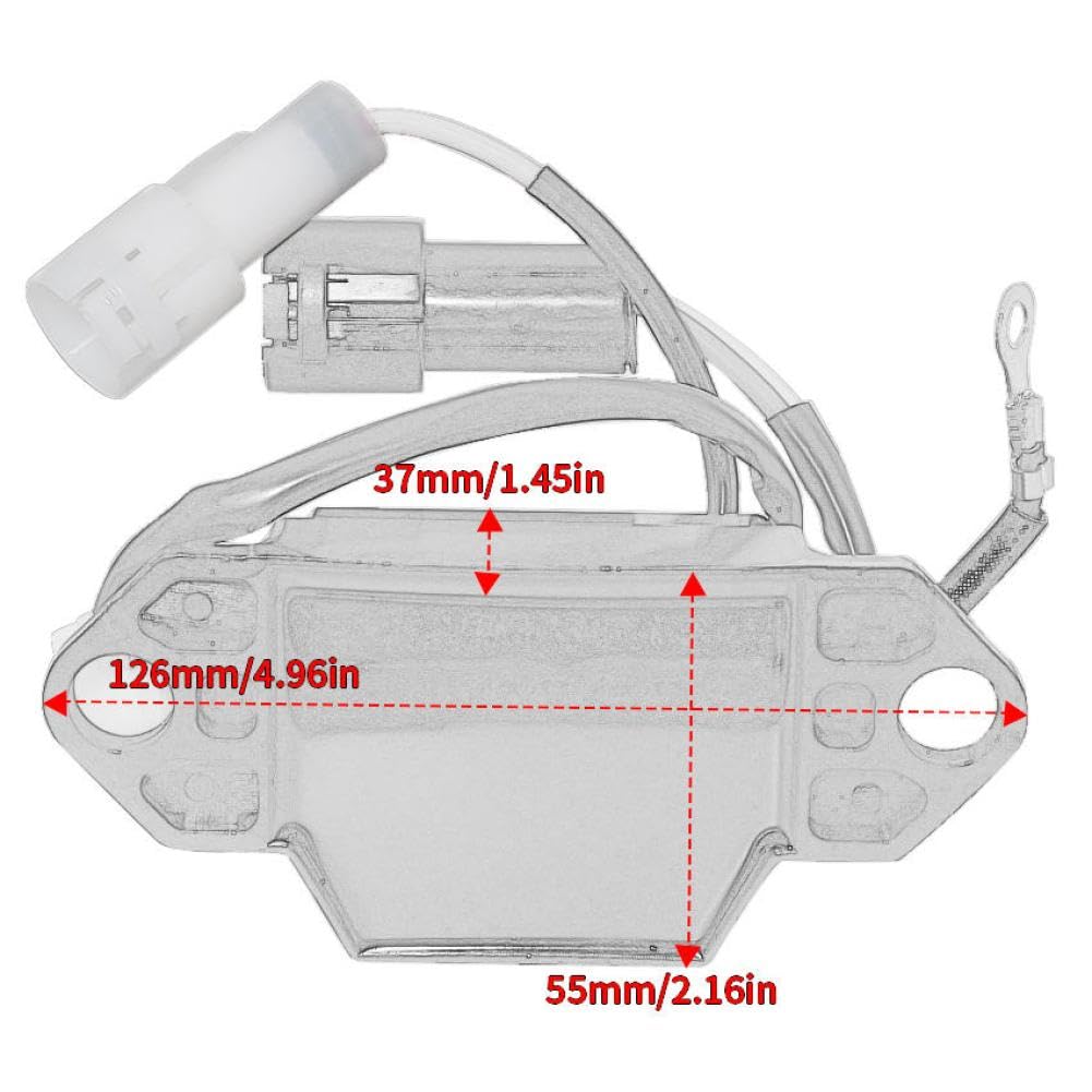Motorcycle Igniter Relay Solenoid Switch Compatible with Automotive Motorcycle Parts BF135 BF150 BF135A4 BF150A4 LD XD LU XU LCD XCD LCU XCU 38550-ZY6-003