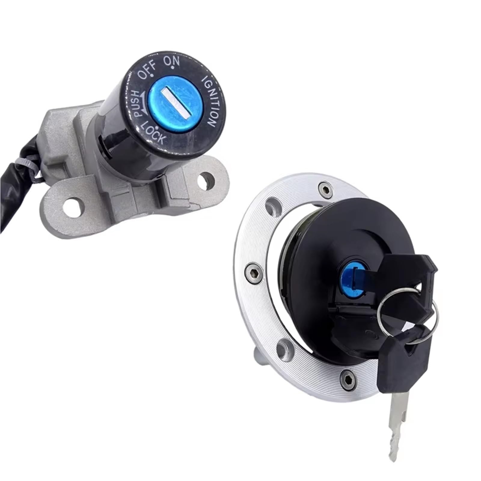 Moto Chiave Accensione Compatibile Con Suzuki Per RV125 Per GZ125 Per GZ250 Set Interruttori Di Accensione Con Chiave Per Motocicletta Interruttore Di Avviamento A Barilotto Per Motocicletta