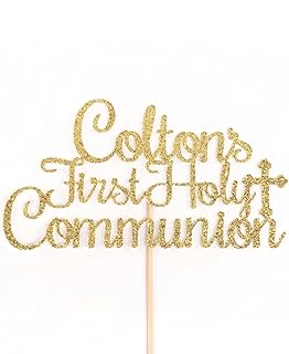 Atelier Elegance Any Name, First Holy Communion Cake Topper, God Bless Cake Topper, Custom Name