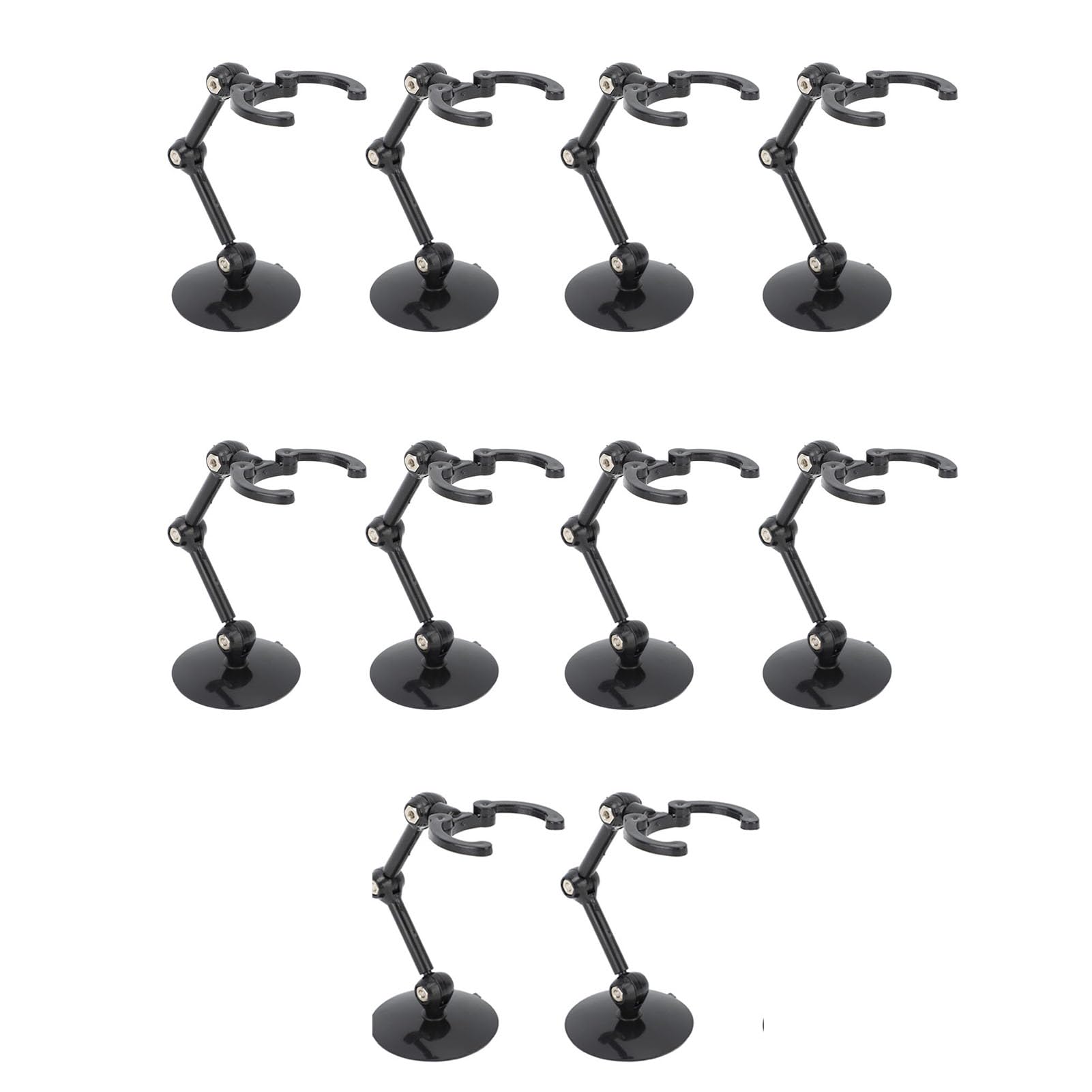 Action-Figuren-Ständer 10 Sets – Transparenter Acryl-Halter Für 6-Zoll-Figuren, Stabil Und Vielseitig