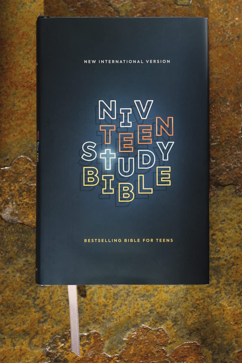Holy Bible: New International Version, Teen Study Bible, Navy, Comfort Print