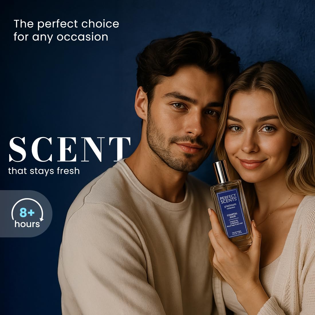 Perfect Scents Fragrances | Inspired by Jo Malone’s Wood Sage & Sea Salt | Platinum Collection | Coastal Sage | Unisex Eau de Parfum | Paraben & Phthalate Free | Never Tested on Animals | 3.4 Fl Oz - Image 5