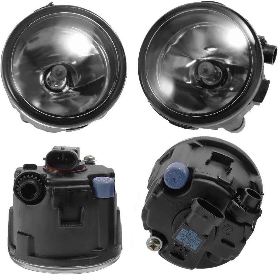 2X Driver Passenger Sides Fog Lights Housing Assembly replacement For Infiniti G37 Sedan Clear Lens 2010-2013