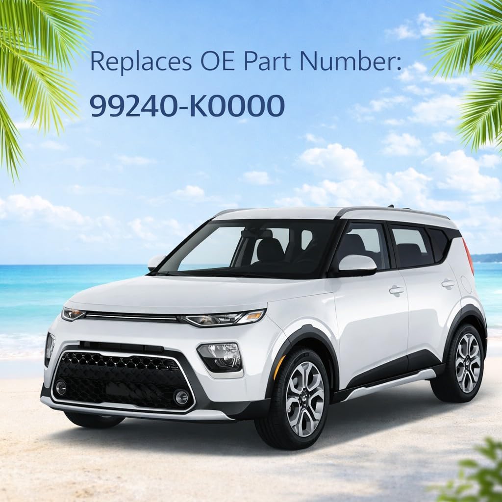 Car Rear View Backup Camera with Trunk Release Switch Replacement for Kia Soul 2020-2021 Rear View Safety Parking Assist Replace# 99240-K0000 99240K0000