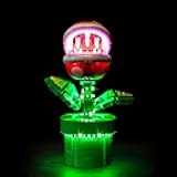 LED Light Kit Compatible with Lego Piranha Plant 71426 Set DIY Creative Lighting Set Accessories Compatible with Lego Mario Piranha 71426 Building Set (Lights Only, No Models)