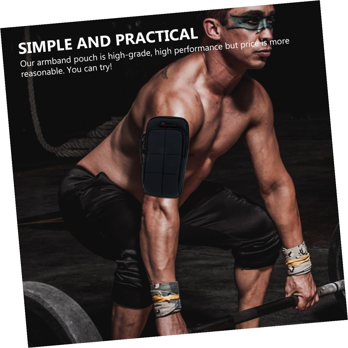 Uonlytech 3stücke Sportliches Smartphone Armband Für Workout Atmungsaktive Handyhalterung Für Joggen Fitness Und Outdoor-aktivitäten Verstellbare Arm-Tasche Für Smartphones