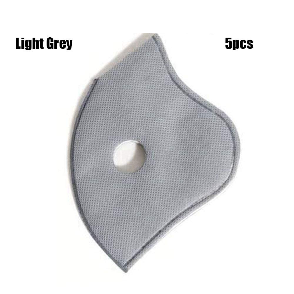 Duanlin 5/10pcs Outdoor Accessories 5 layers Breathable Activated Carbon Masks Smog Mask Filter Motorcycle Bicycle Cycling Anti-dust