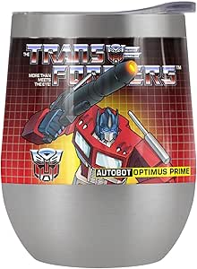 Amazon.com | Transformers OFFICIAL Optimus Prime 12 oz Stemless Tumbler