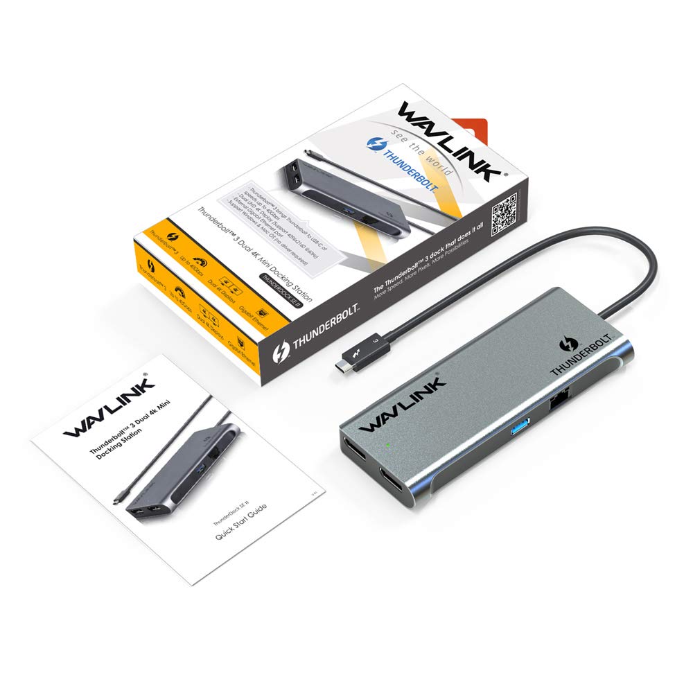 Amazon.co.jp: WAVLINK Thunderbolt 3 Mini Dock ドッキング