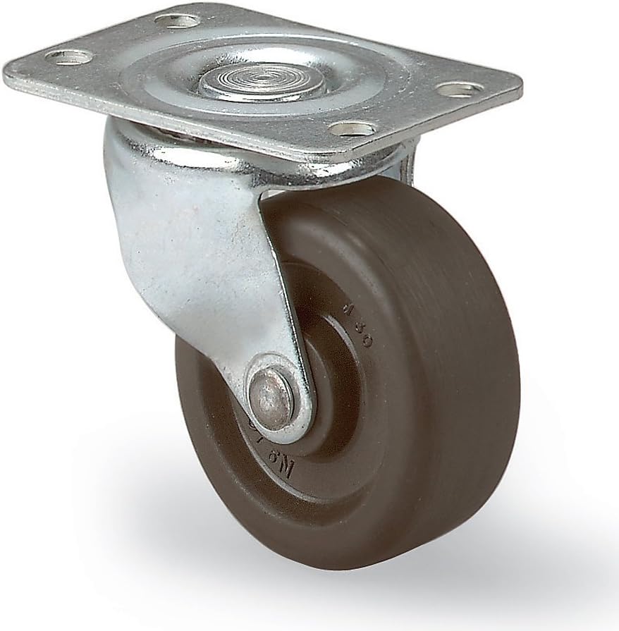 Faultless Casters Swivel 3"Dia.X11/4"W Hard Rubber Wheel Amazon