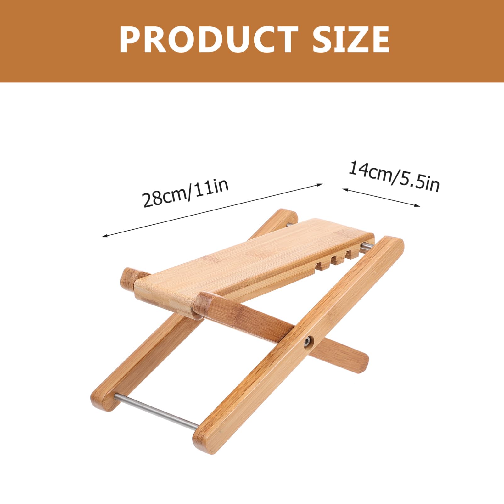 HEMOTON Guitar Foot Rest Support Classic Footboard for Guitar Practice Stable Foot Shelf