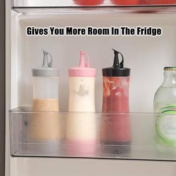 Condiment Squeeze Bottles Sauces Ketchup Bottles Squeeze, 12 oz