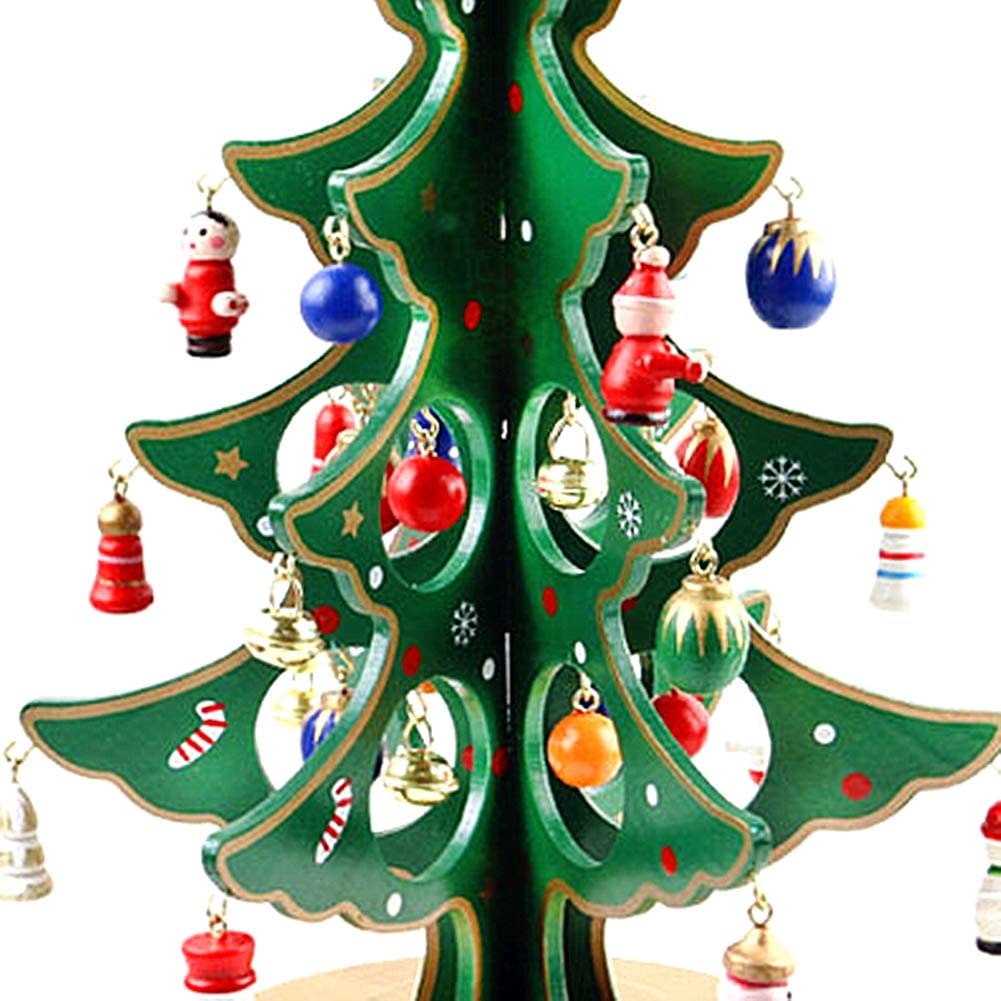 Amazon | 回転クリスマスツリー オルゴール 木製 クリスマスプレゼント