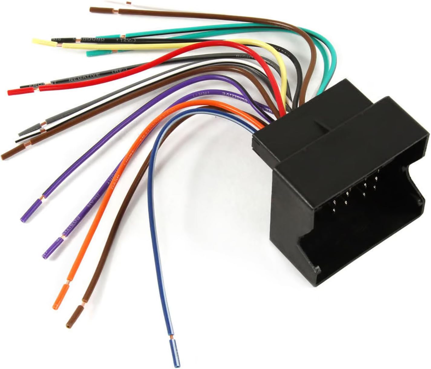 Scosche VW03B Compatible with Select 2002 and up Volkswagen Power/Speaker Connector / Wire Harness for Aftermarket Stereo Installation with Color Coded Wires