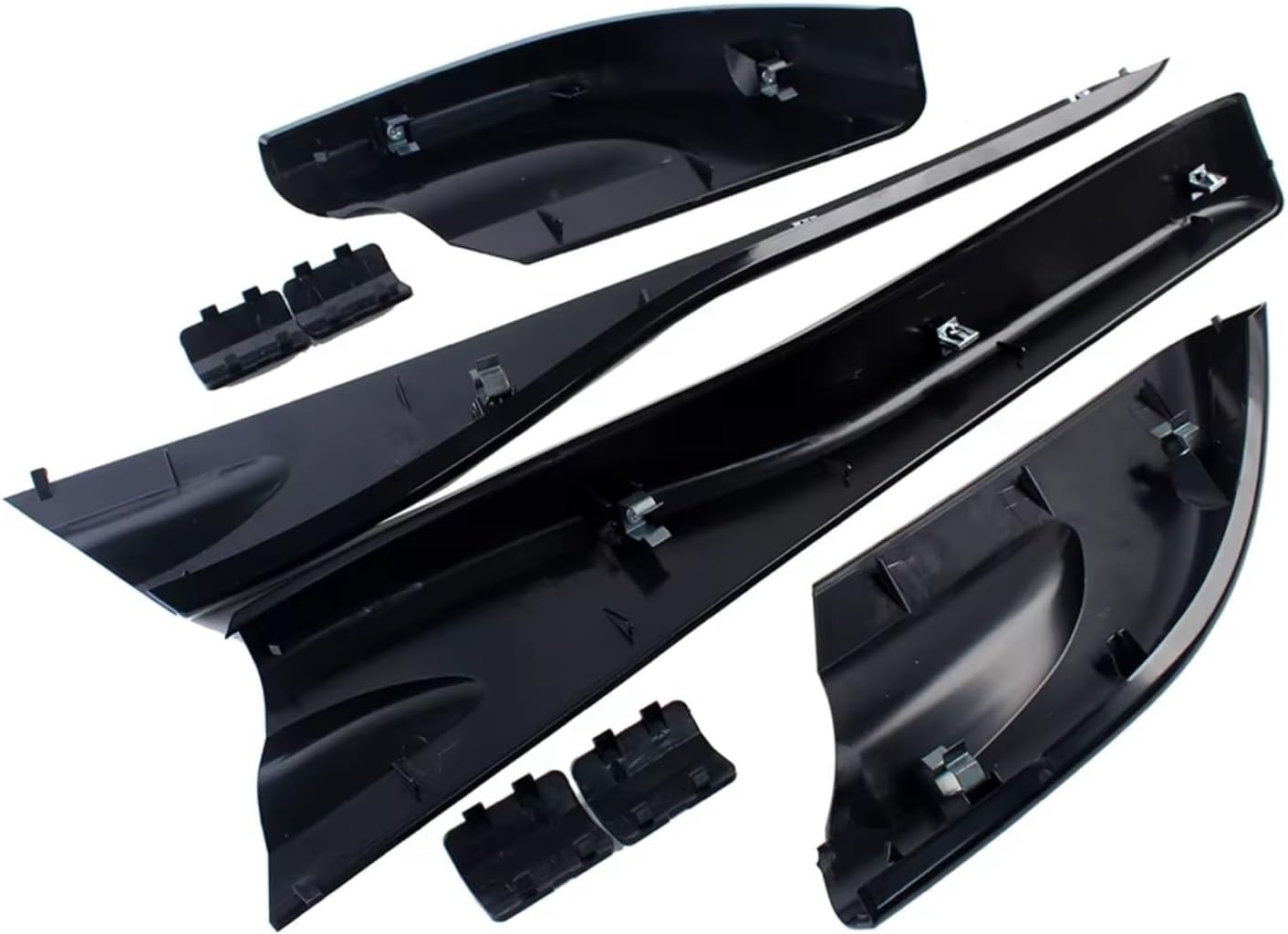 Roof Rack Shell End Compatible with Hyundai for Tucson 2004 2005 2006 2007 2008 Black Roof Rack Rail End Cover Replace Shells Car Luggage