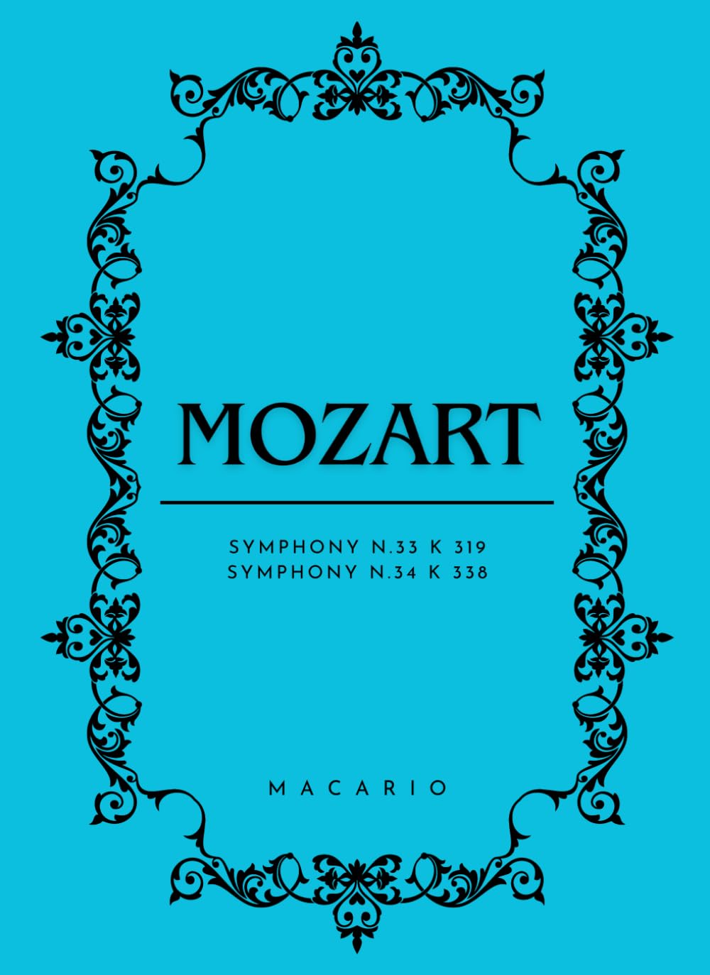 Mozart Symphony 33-34: Full Score