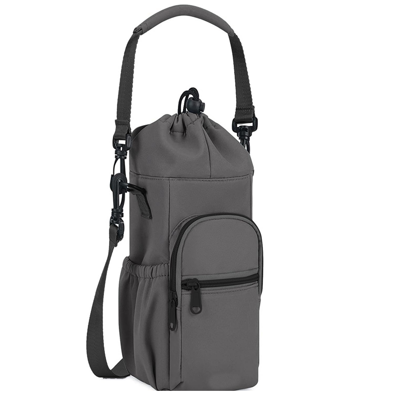 Borsa per borraccia, portaborraccia, trasportino per acqua con tracolla, borraccia, borraccia, bevanda, regalo per escursioni, cintura per passeggiate con il cane - Italia
