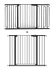 Cumbor 36 Extra Tall, 29.7- 46 Width Baby Gate for Dogs and Kids & Cumbor 30.5 Tall 29.5-57 Width Dog Baby Gate for House, Stairs, Doorways