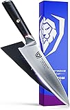 Dalstrong Chef Knife - 8 inch - Phantom Series - Japanese High-Carbon AUS8 Steel Kitchen Knife - Pakkawood Handle - Cooking Knife - Razor Sharp Chef's Knife - Sheath Included Black Handle