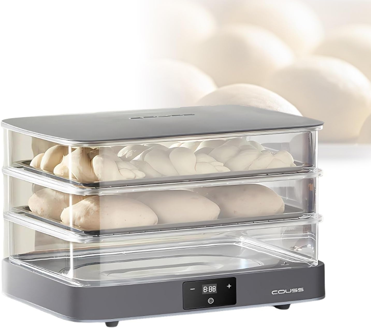Temperature Controlled Proofer and Dough Fermentation Machine 40l Electric Bread Proofer Sourdough Chamber Yogurt Natto Fermenter Multi Use Warming and Defrosting Box for Baking and Fermenting