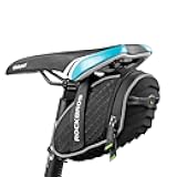 ROCKBROS Bike Seat Bag, Bicycle Saddle Bag Under Seat 3D Shell Cycling Seat Pack for Mountain Road Bikes Black