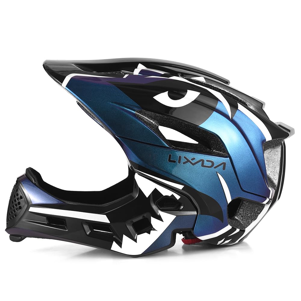 Lixada Cascos de Bicicleta Niños Casco Integral Desmontable Casco de Seguridad Deportivo para Bicicleta Skateboarding Roller Skating Ruedas