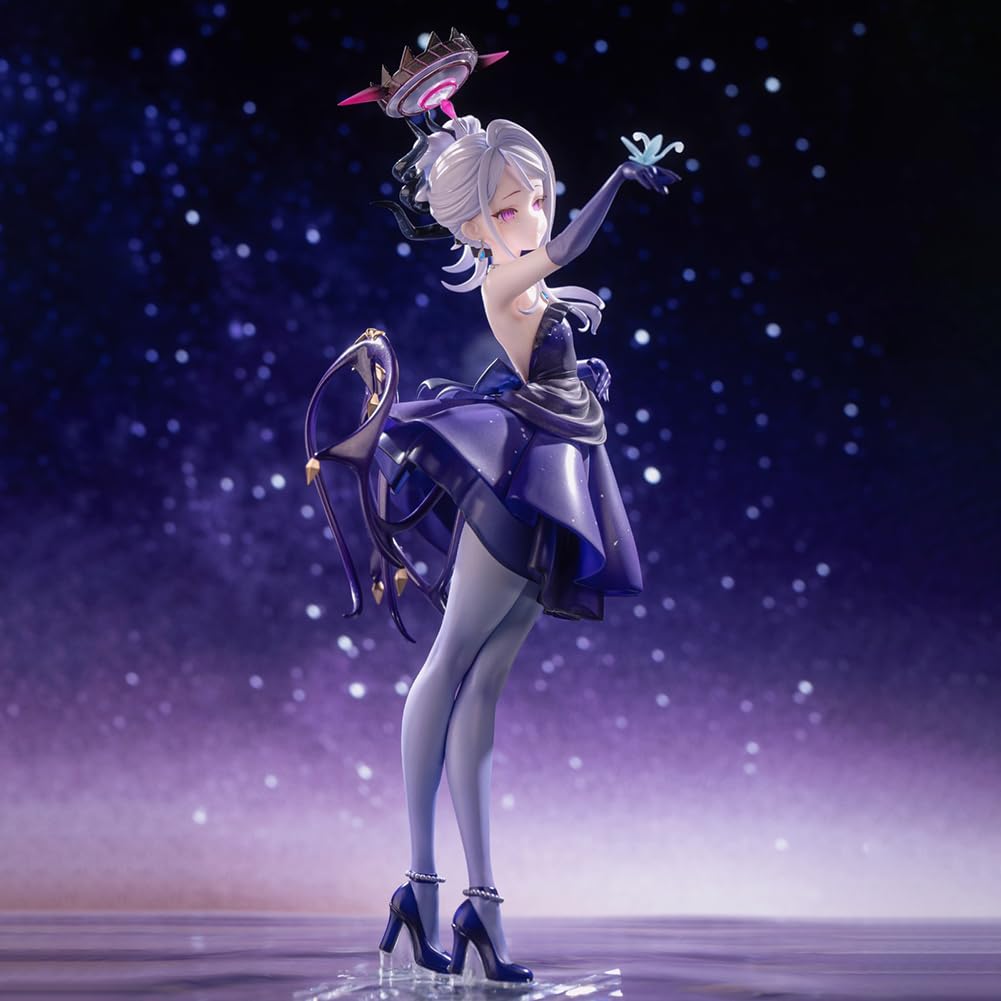 DEXSHUN Figura de Sorasaki Hina del anime, figuras de juego de anime, vestidos, figura lila, modelo PVC, estatua de manga, pieza coleccionable, ornamentos de escritorio 28cm