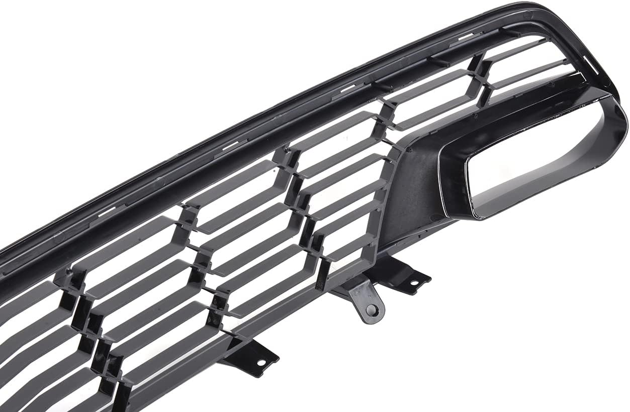 Replacement For 2014-2019 Chevrolet Corvette C7 ALL Models With Front Camera | EOS Factory Z06 Style PAINTED CARBON FLASH METALLIC Front Bumper Lower Grille Cover