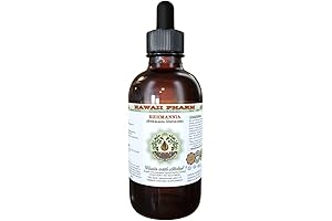 Rehmannia Alcohol-Free Liquid Extract, Organic Rehmannia (Rehmania Glutinosa) Herbal Supplement