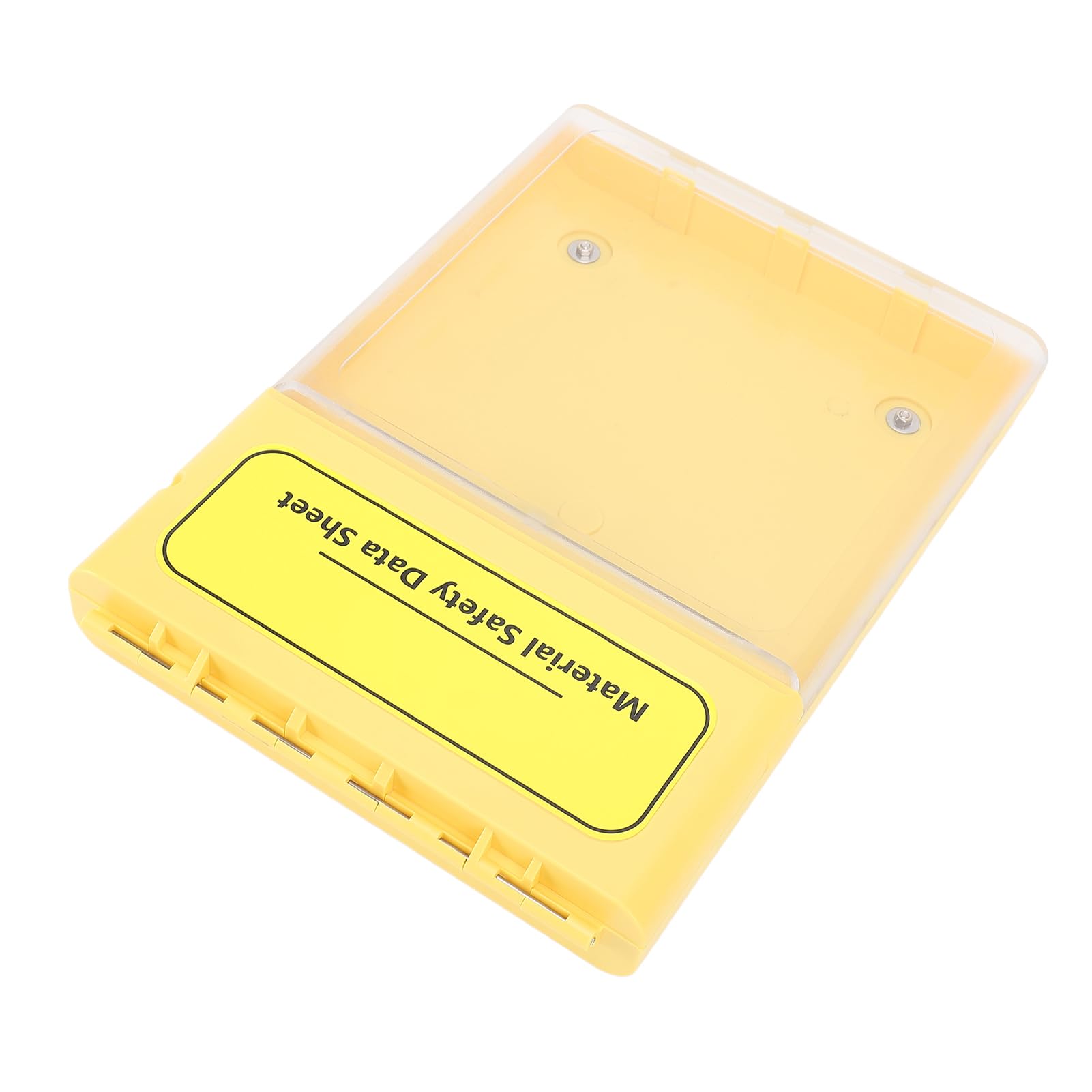 Bewinner Scatola Portadocumenti Visiva Resistente Alla Polvere e all'acqua, Scatola Magnetica per Documenti Industriali MSDS per Manuali, Schede di Sicurezza, Custodia Trasparente Portatile per