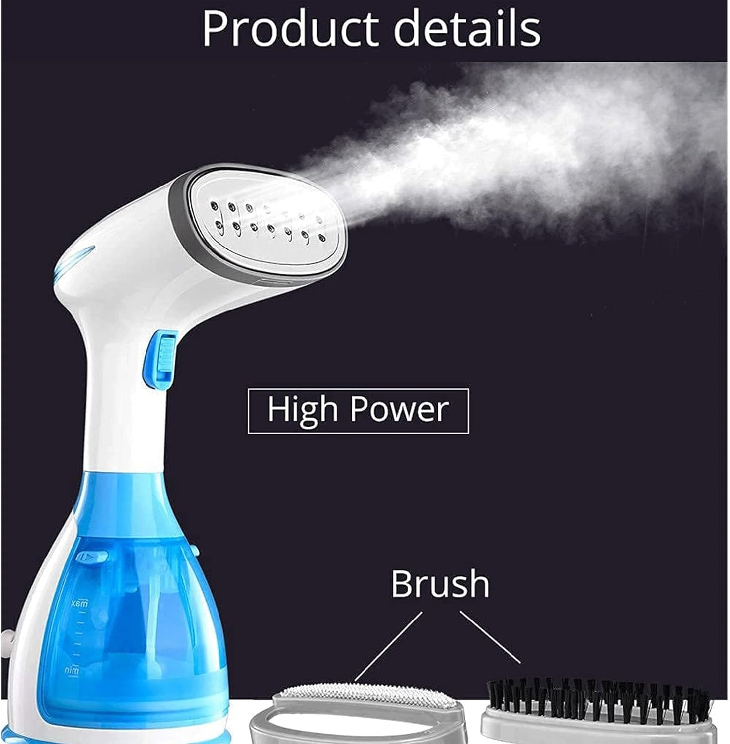 Clothes Steamer Portable Handheld Garment Steamer Fabric Wrinkles r for Travel Home