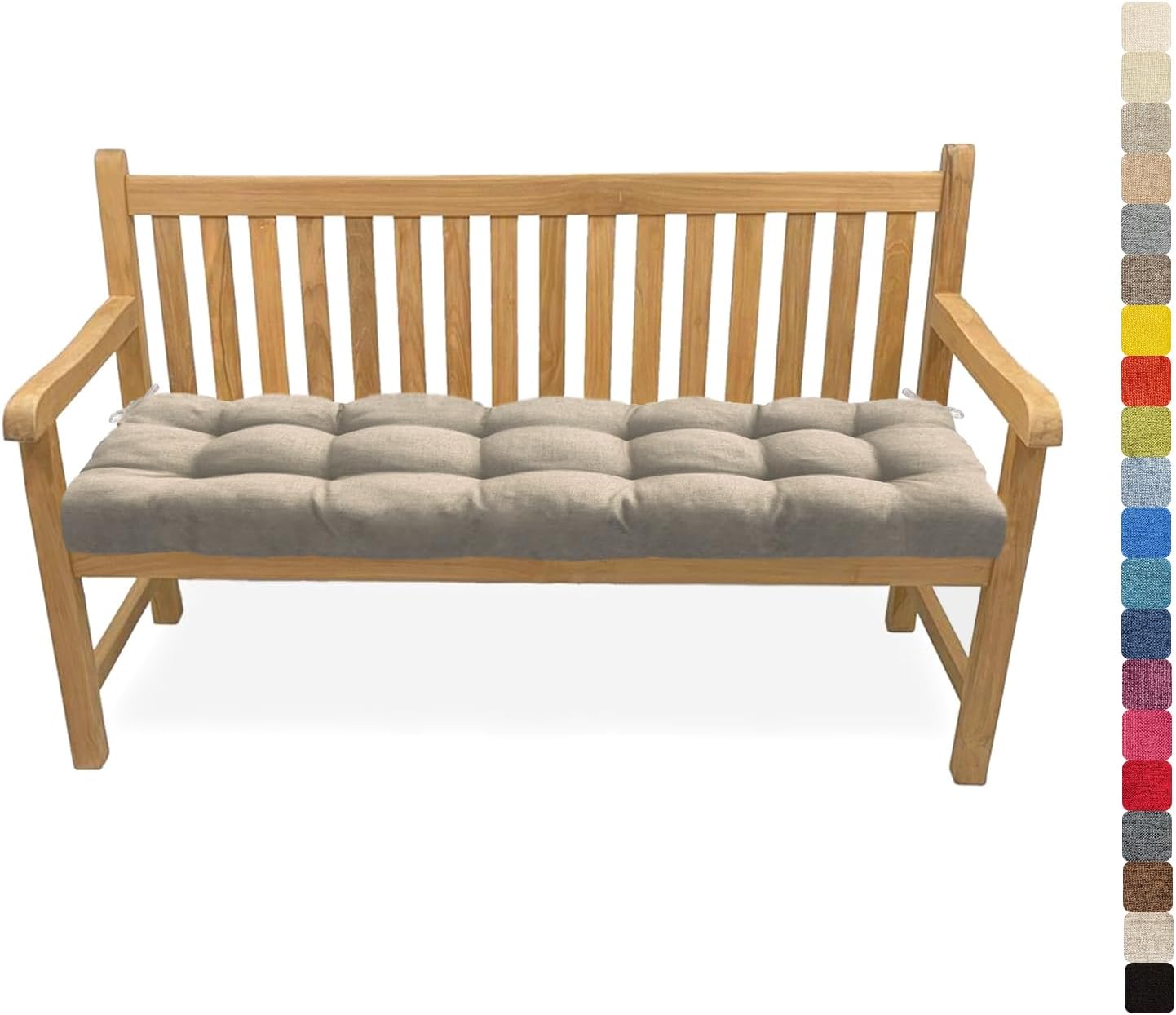 Lsjoaw Outdoor Bench Cushion 55X16X2.36in Garden Bench Seat