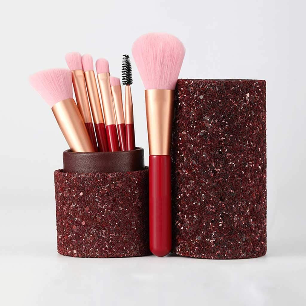 ファンデーション、パウダー、ブラシセット Amazon.co.jp: JJZXD ホワイトゴールドメイクアップブラシ