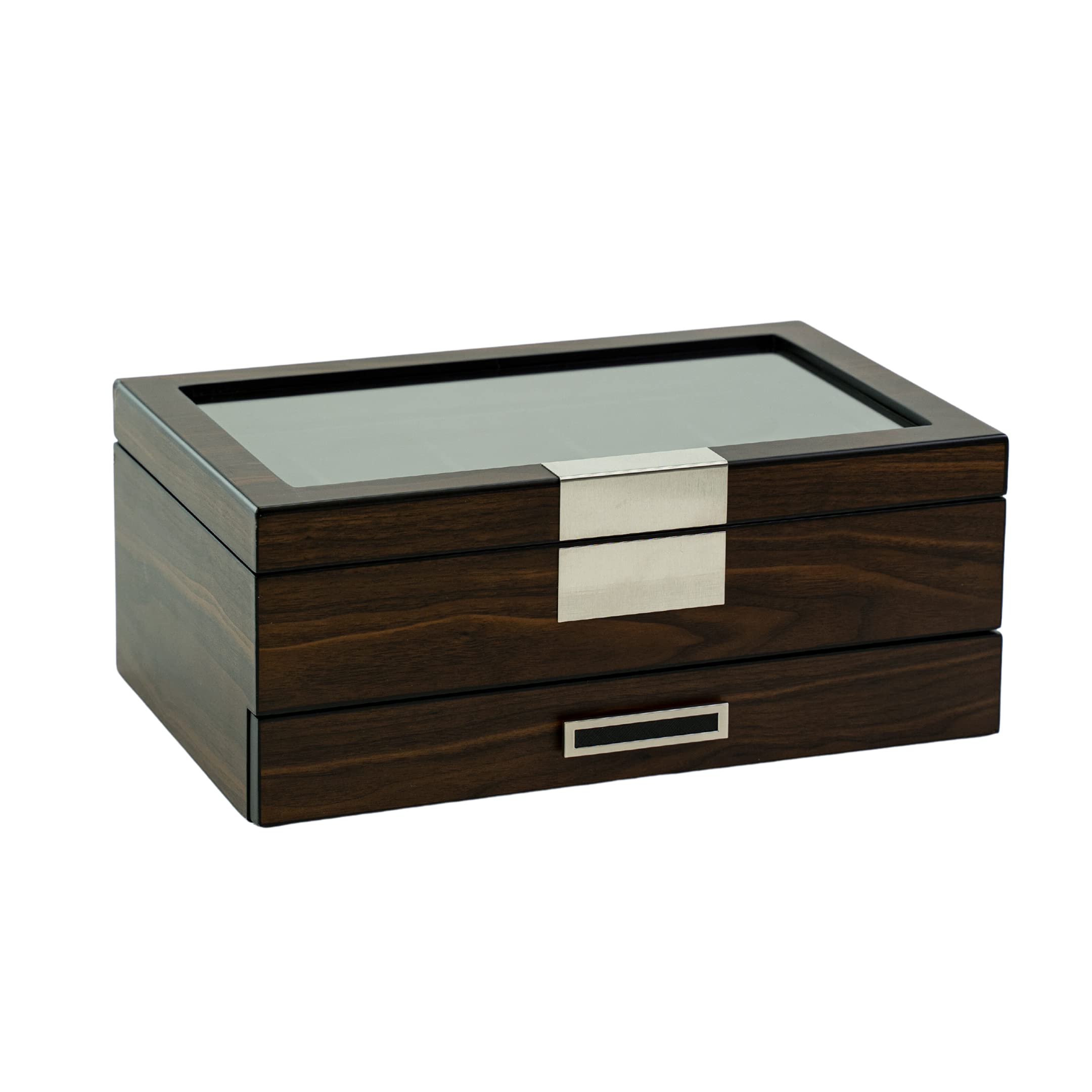 Executive Holzbox für Uhren, Sonnenbrillen und Schmuck (Sweetheart)